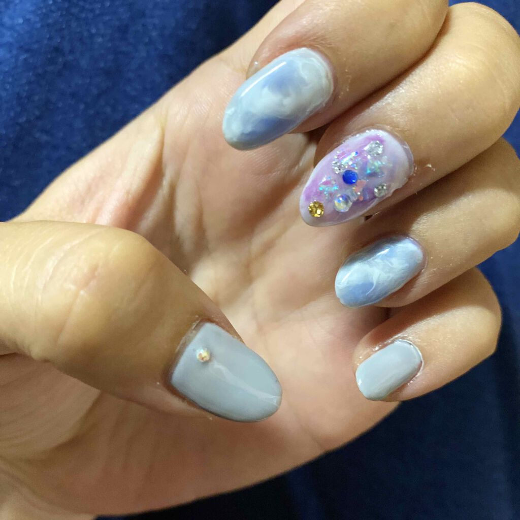 ジェルネイル(ライト対応)/セリア/ジェルネイルを使ったクチコミ(2枚目)