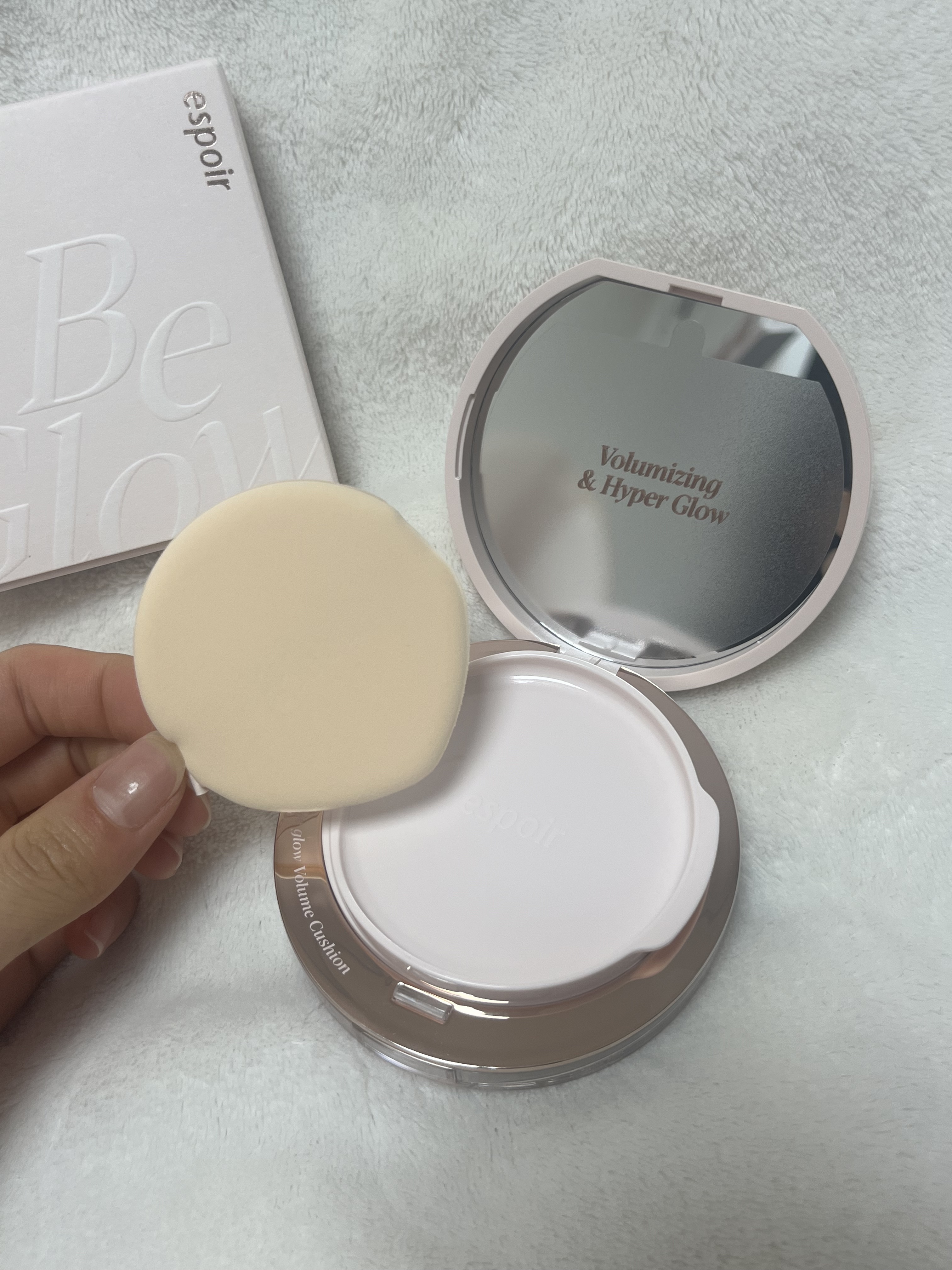 エスポア ビーグロー ボリュームクッション/espoir/クッションファンデーションを使ったクチコミ（2枚目）