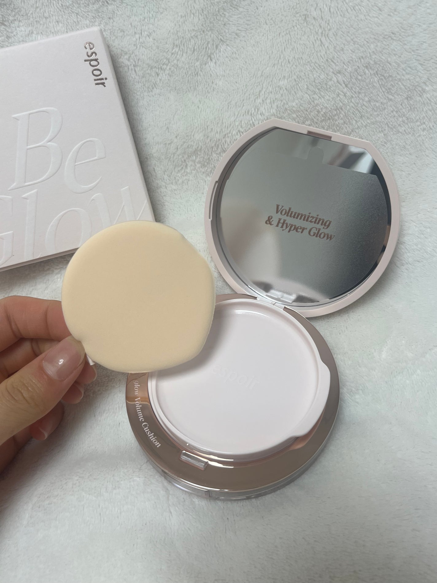 エスポア ビーグロー ボリュームクッション/espoir/クッションファンデーションを使ったクチコミ(2枚目)