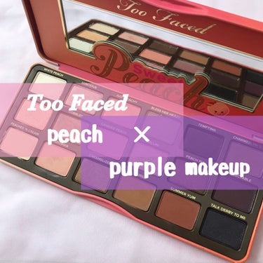 スイートピーチ アイシャドウ パレット/Too Faced/アイシャドウパレットを使ったクチコミ（1枚目）