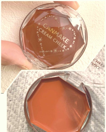 クリームチーク 17 キャラメルラテ/キャンメイク/ジェル・クリームチークを使ったクチコミ(1枚目)