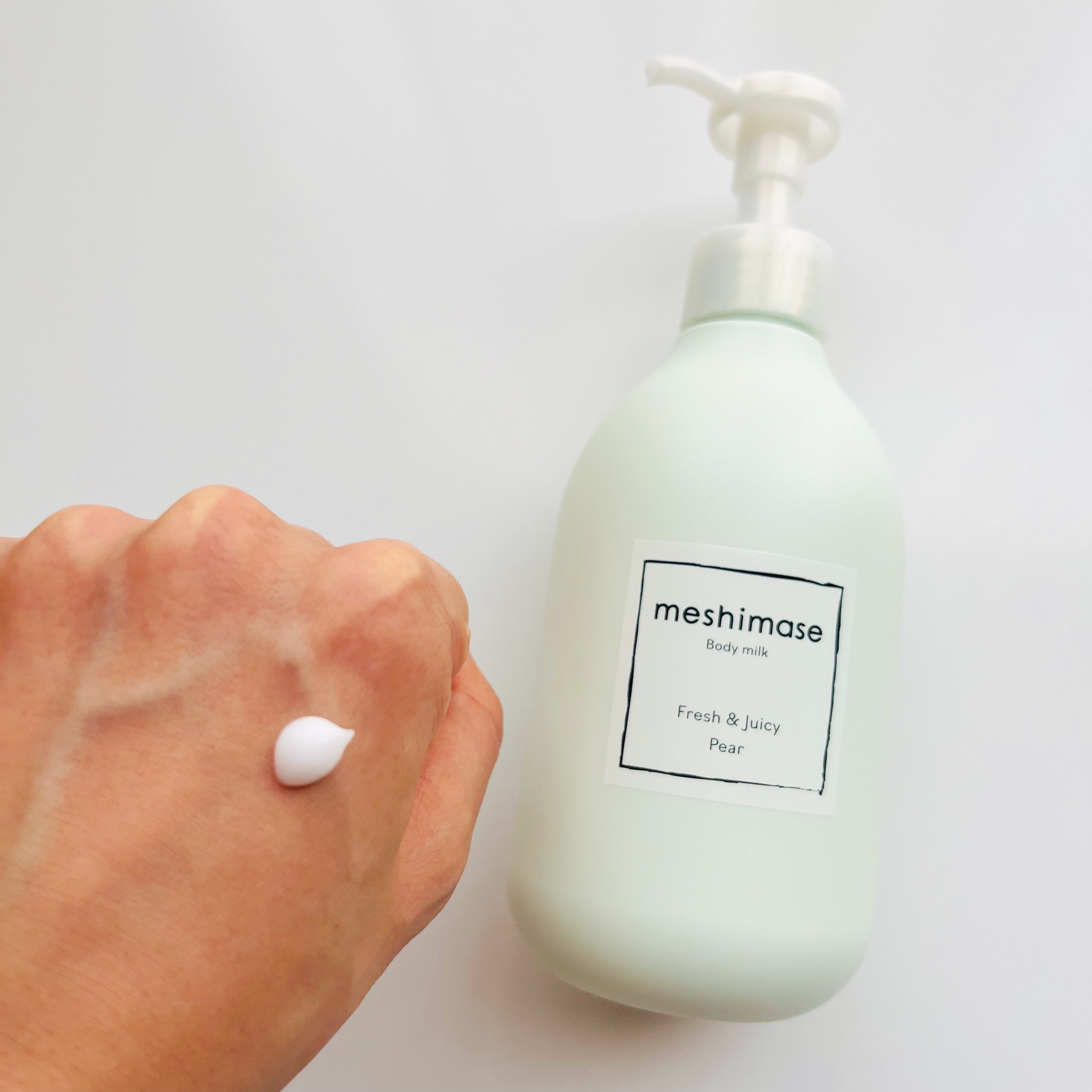 meshimase ボディミルク ペアー/meshimase/ボディミルクを使ったクチコミ（2枚目）