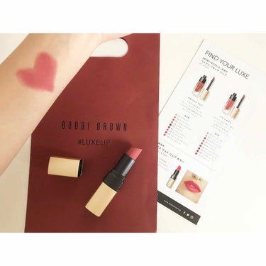 リュクス マット リップ カラー/BOBBI BROWN/口紅を使ったクチコミ（1枚目）