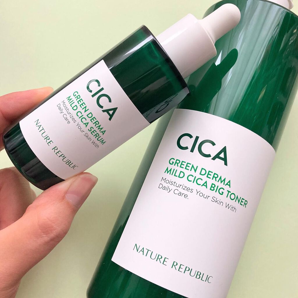 グリーン ダーマCICAビックトナー/ネイチャーリパブリック/化粧水を使ったクチコミ(8枚目)