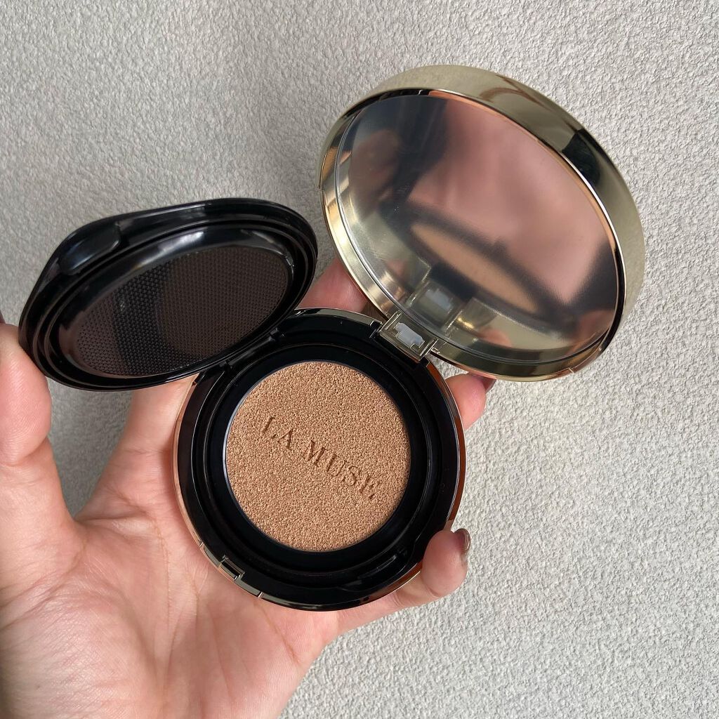 CORRECT CARE COMPLETE CC CUSHION/ラミューズ/クッションファンデーションを使ったクチコミ(3枚目)