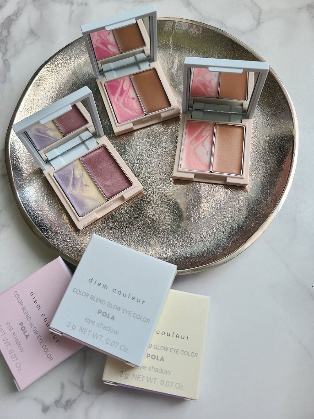 カラーブレンドグローアイカラー/ディエム クルール/ジェル・クリームアイシャドウを使ったクチコミ（1枚目）