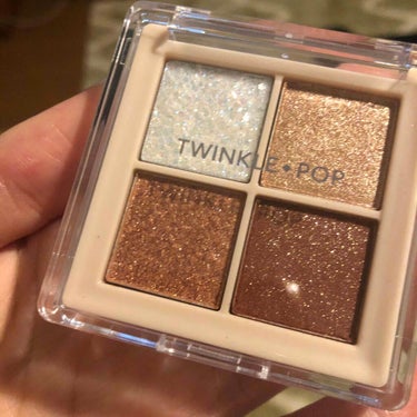 TWINKLE POP Pearl Flex Glitter Eye Palette/CLIO/パウダーアイシャドウを使ったクチコミ（2枚目）