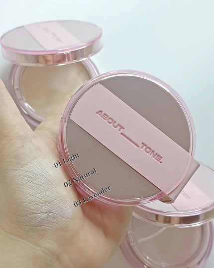 ザ・ブラーパウダーパクト/ABOUT TONE/プレストパウダーを使ったクチコミ(3枚目)