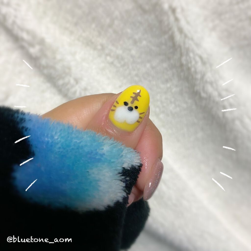 ジェルネイル（ライト対応）/セリア/ジェルネイルを使ったクチコミ（3枚目）