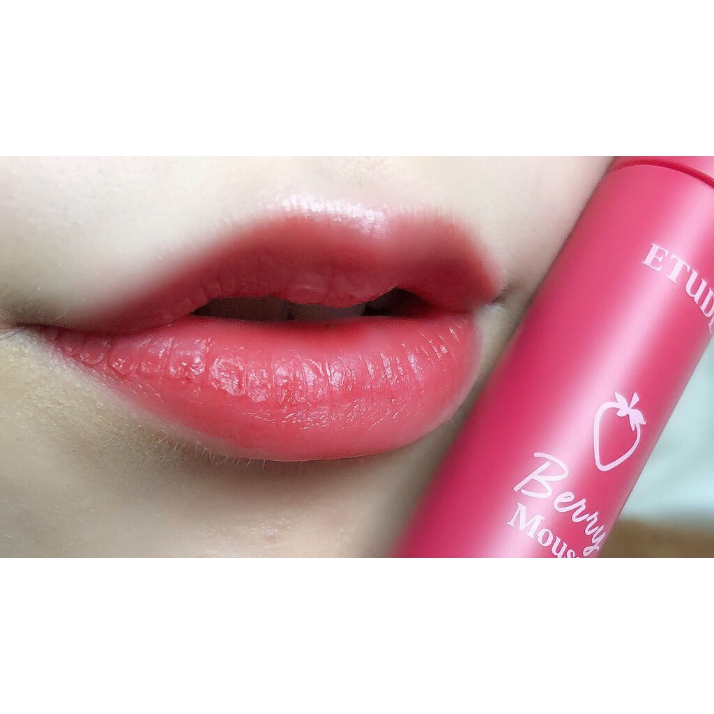 ベリームースティント キャラメルベリー (WARM / 秋)/ETUDE/口紅を使ったクチコミ（3枚目）