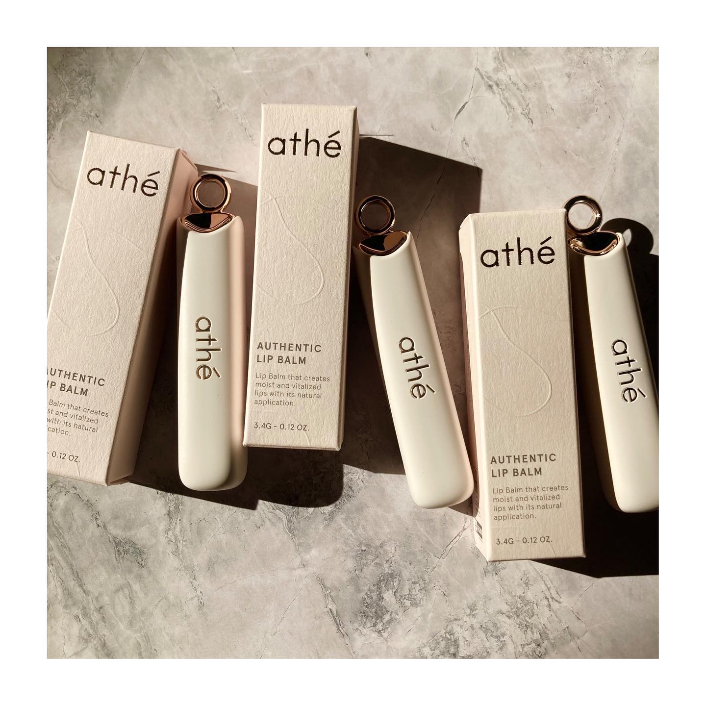 オーセンティック リップ バーム/athé/口紅を使ったクチコミ（2枚目）