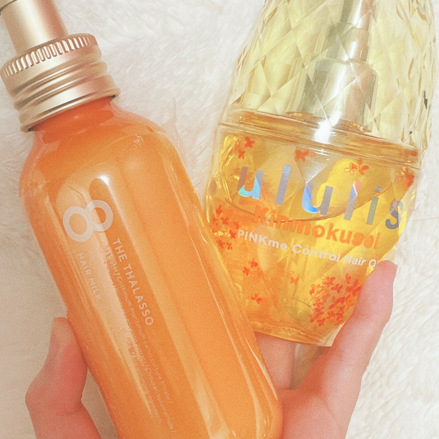 ジェントルリペア&モイストチャージ 美容液ヘアミルク キンモクセイの香り /エイトザタラソ/ヘアミルクを使ったクチコミ(2枚目)