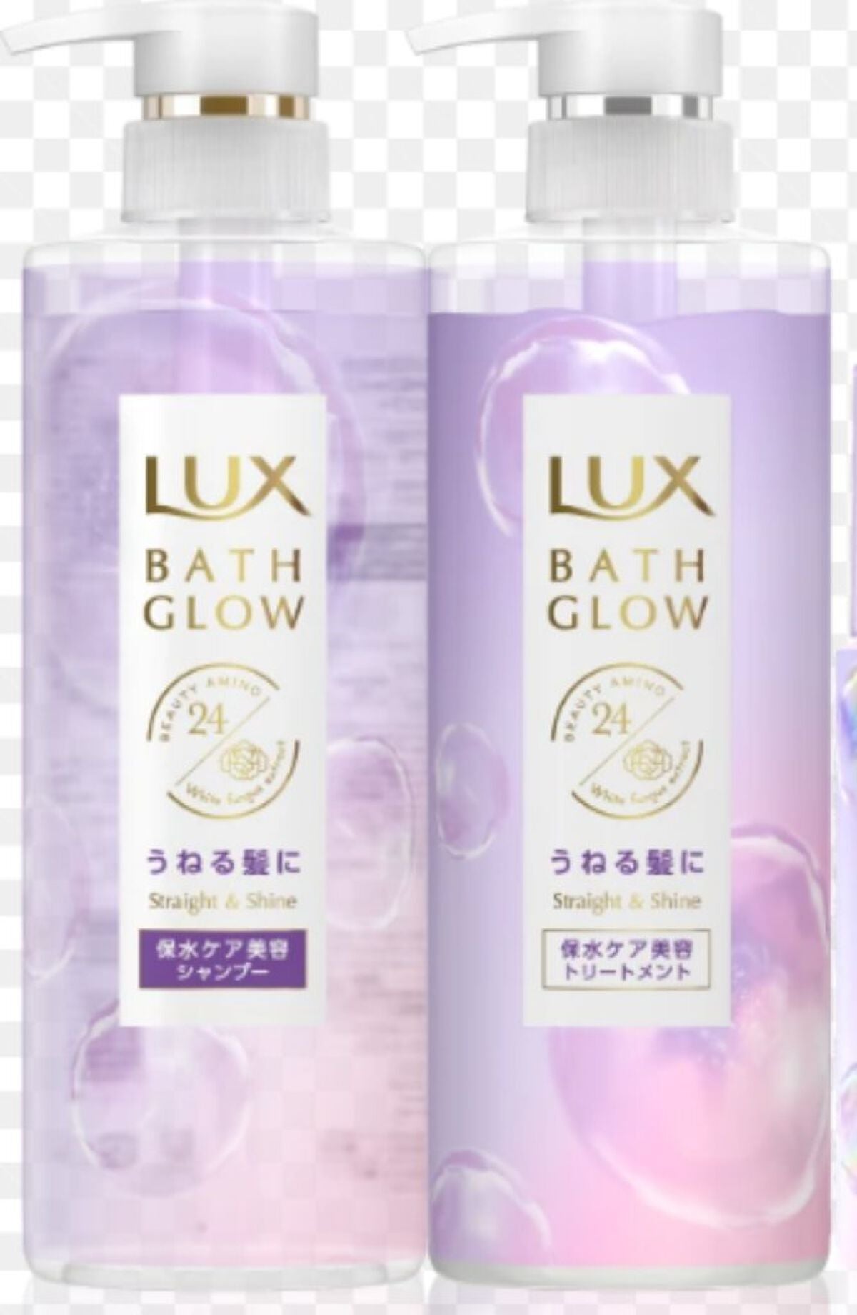 バスグロウ ストレート&シャイン シャンプー/トリートメント/LUX/市販シャンプーを使ったクチコミ(1枚目)