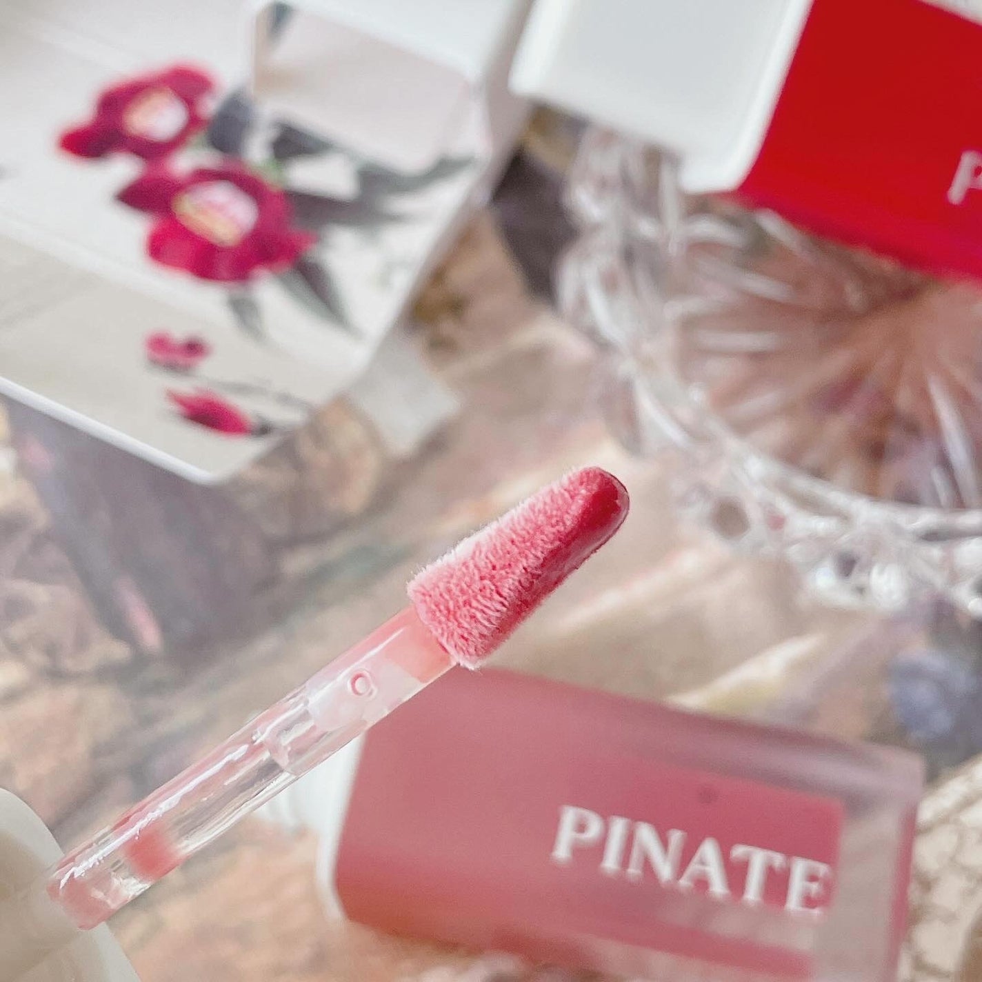 ナチュラルリップオイルセラム/PINATE/リップグロスを使ったクチコミ(3枚目)