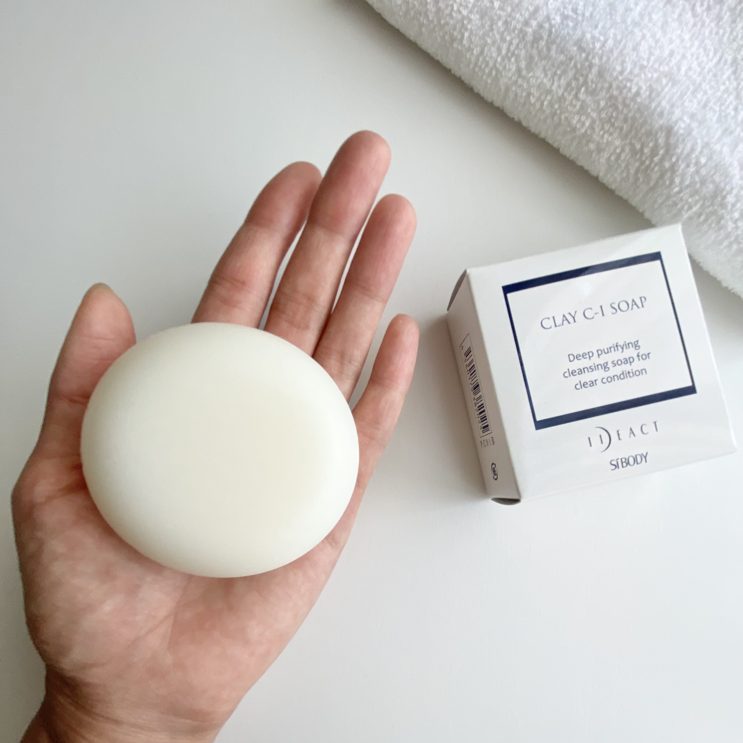 クレイC-Iソープ/イデアアクト/洗顔石鹸を使ったクチコミ（3枚目）