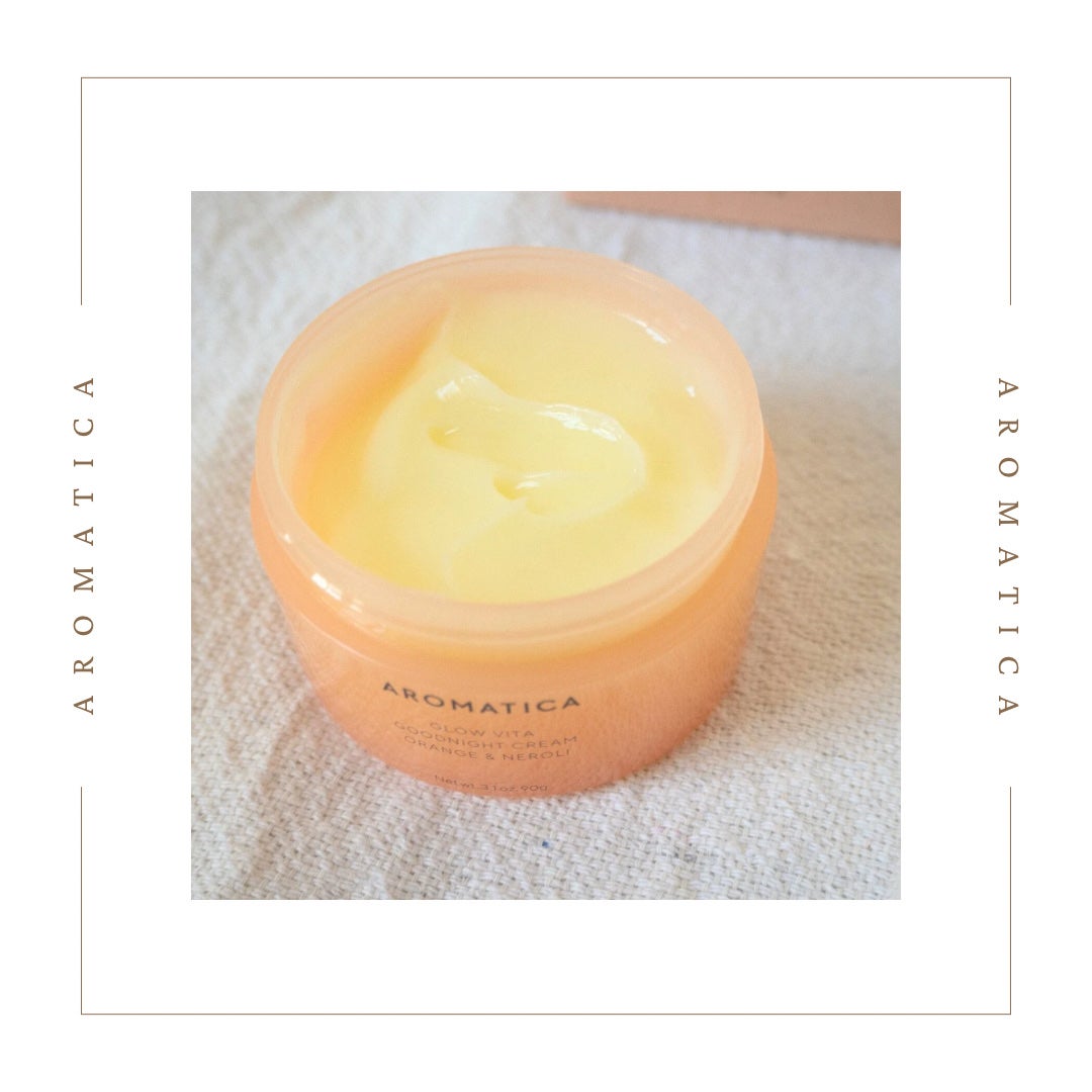 グロービタグットナイトクリーム/AROMATICA/フェイスクリームを使ったクチコミ(3枚目)