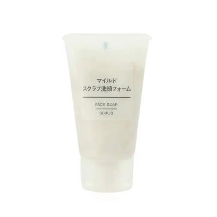 マイルドスクラブ洗顔フォーム/無印良品/スクラブ・ゴマージュを使ったクチコミ(1枚目)