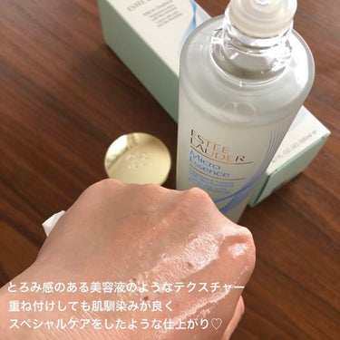 ESTEE LAUDER マイクロ エッセンス ローション BFのクチコミ「バリア機能が弱くなりがちな
アジア人の女性のために研究を重ねて作られた
エスティローダーのマイ.....」（2枚目）