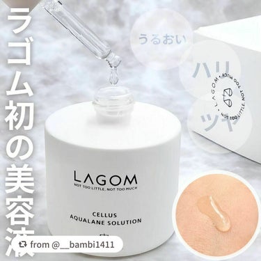 ラゴム アクアレンソリューション/LAGOM /美容液を使ったクチコミ（1枚目）