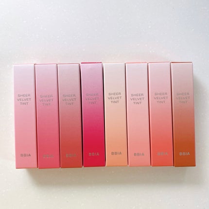 SHEER VELVET TINT #02 Play Peach/BBIA/口紅の画像