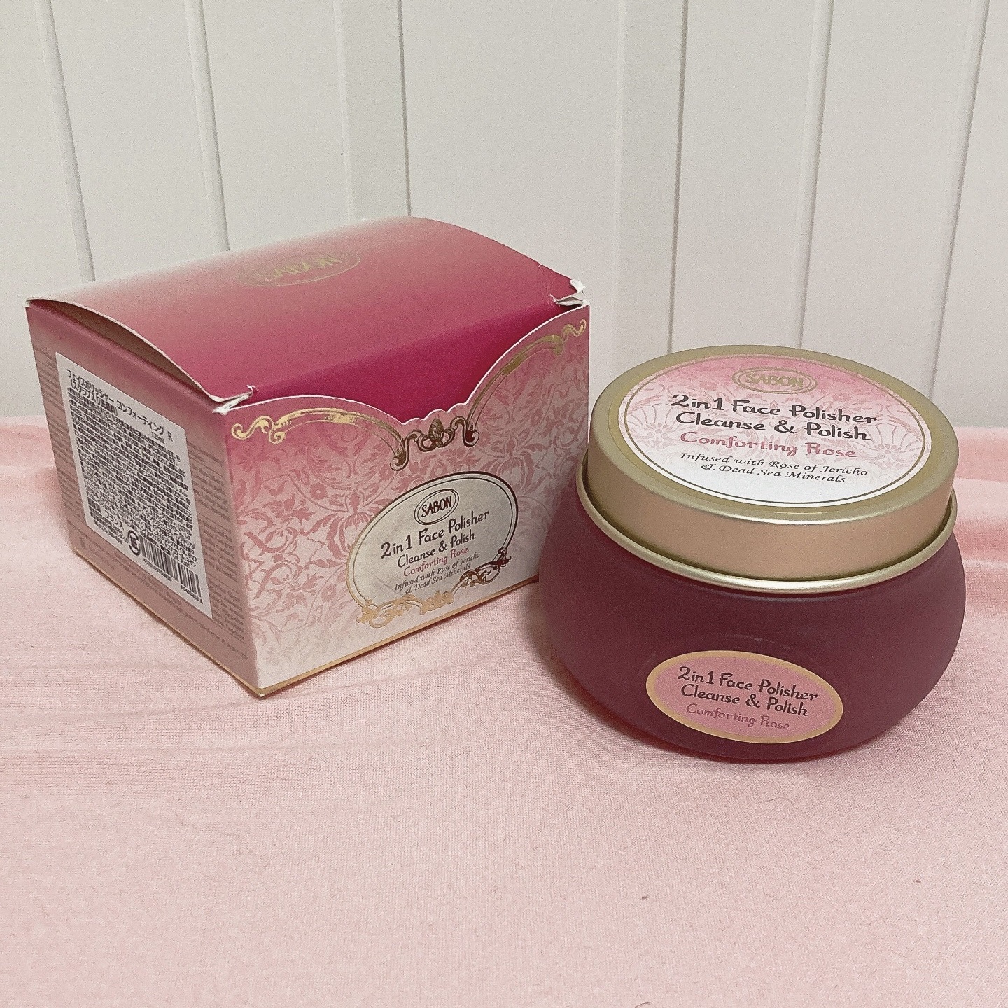 フェイスポリッシャー コンフォーティング・ローズ/SABON/スクラブ・ゴマージュを使ったクチコミ（1枚目）