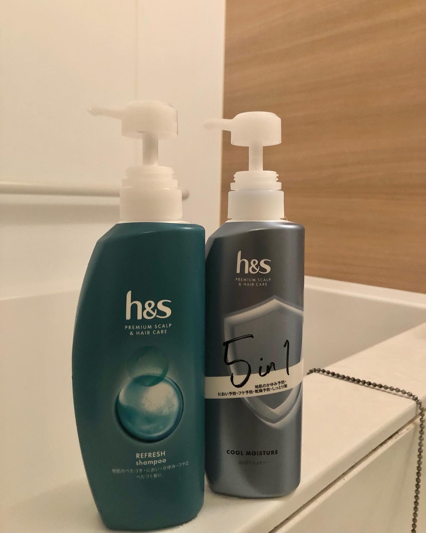 5in1クールモイスチャーシャンプー/コンディショナー/h&s/市販シャンプーを使ったクチコミ(3枚目)