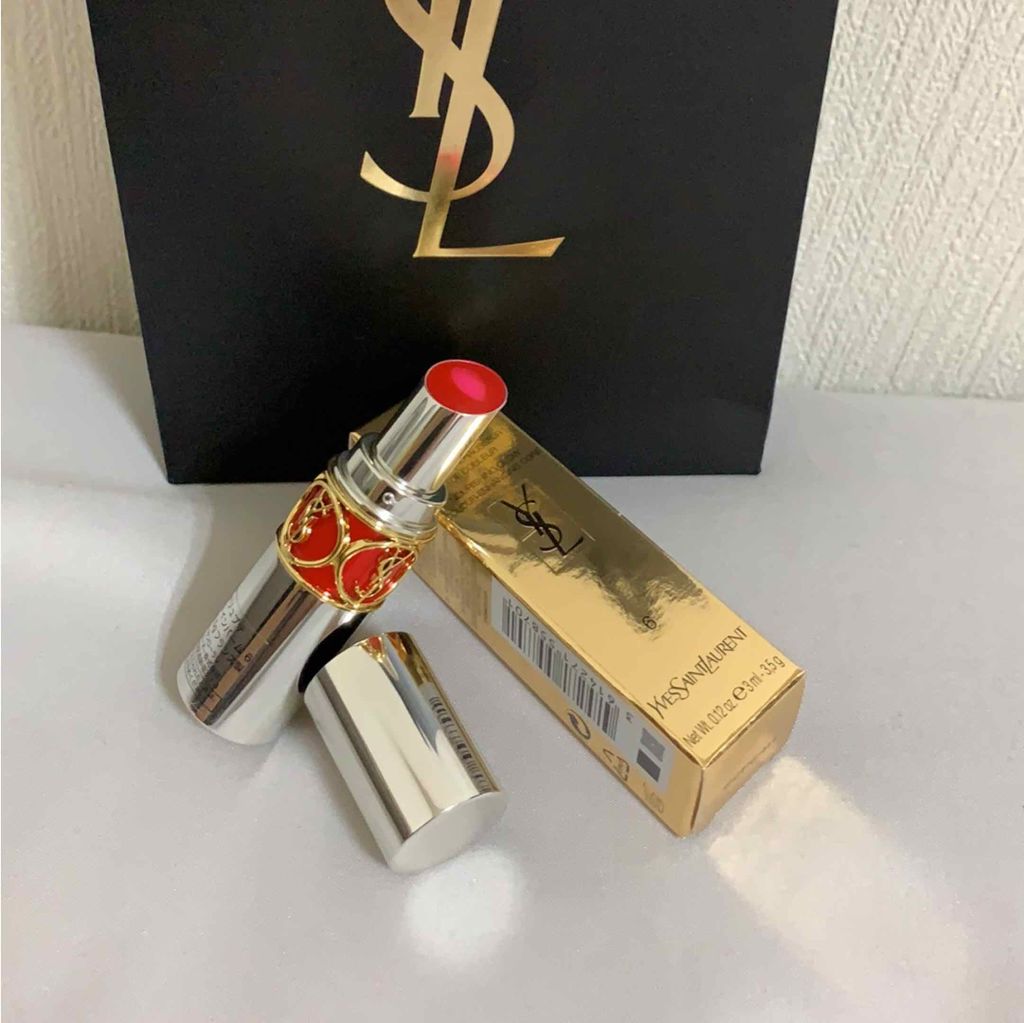 ヴォリュプテ ティントインバーム/YVES SAINT LAURENT BEAUTE/口紅を使ったクチコミ（2枚目）