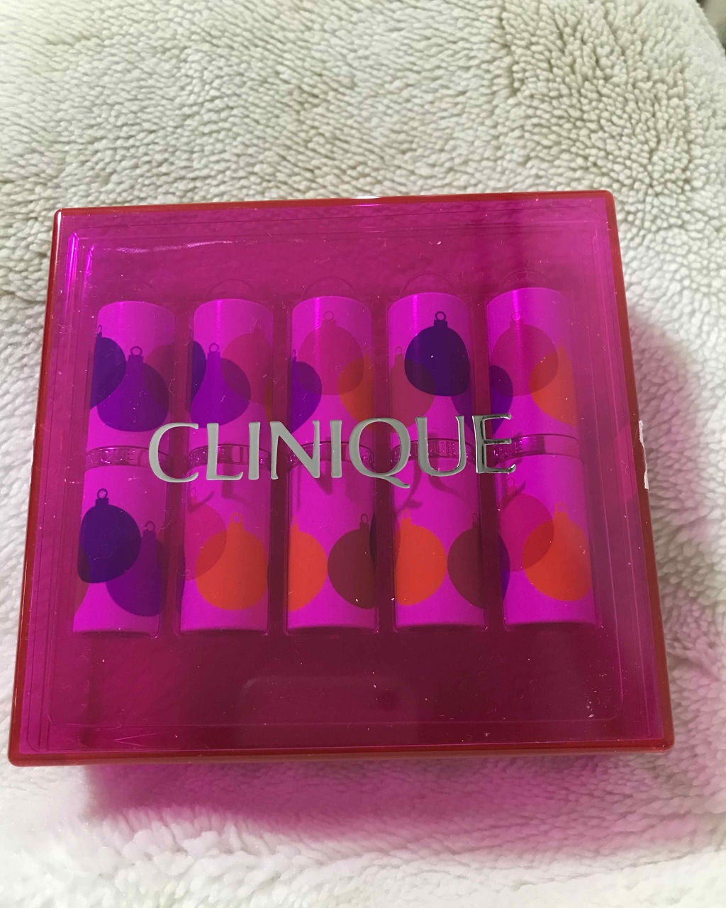 クリニーク ポップ ホリデイ セット/CLINIQUE/口紅を使ったクチコミ(2枚目)