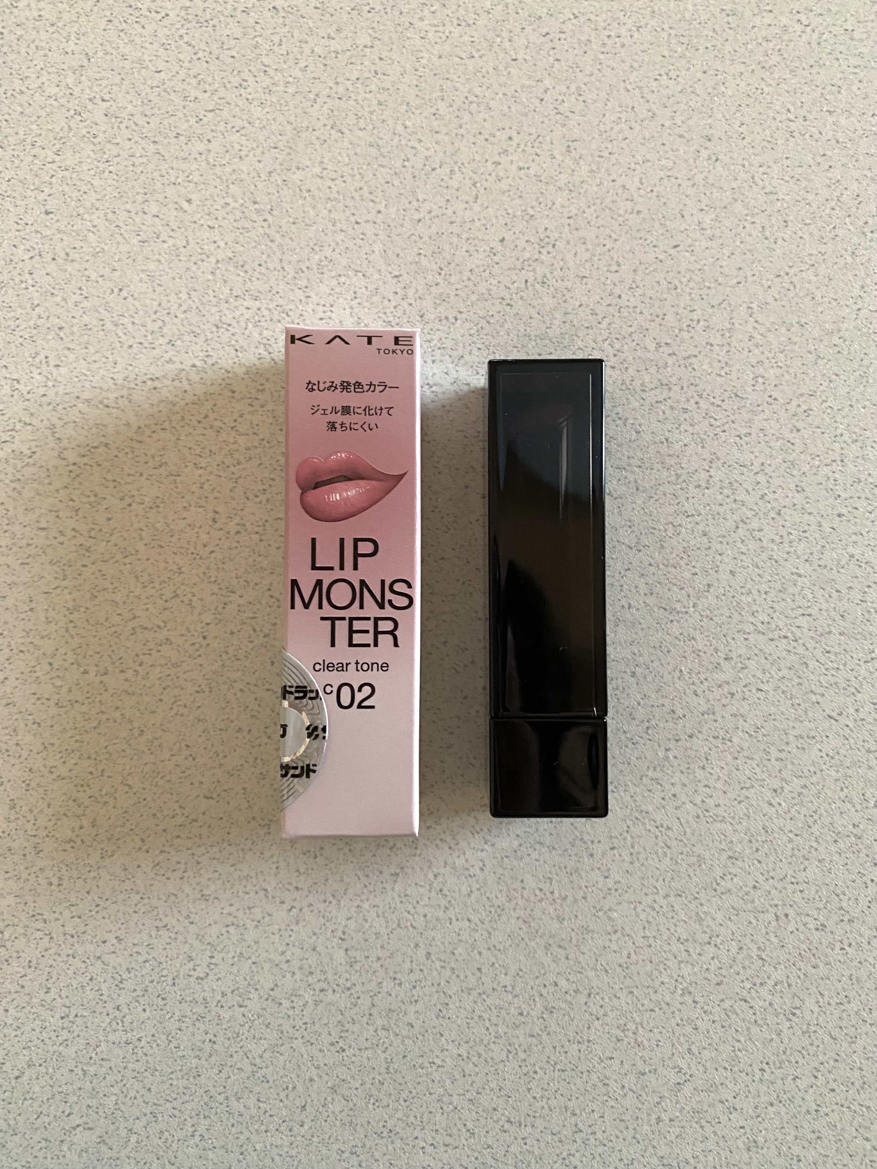 リップモンスター クリアトーン C02 肉色モンスター/KATE/口紅を使ったクチコミ（1枚目）