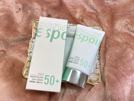 ウォータースプラッシュサンクリーム/espoir/日焼け止め・UVケアを使ったクチコミ(1枚目)