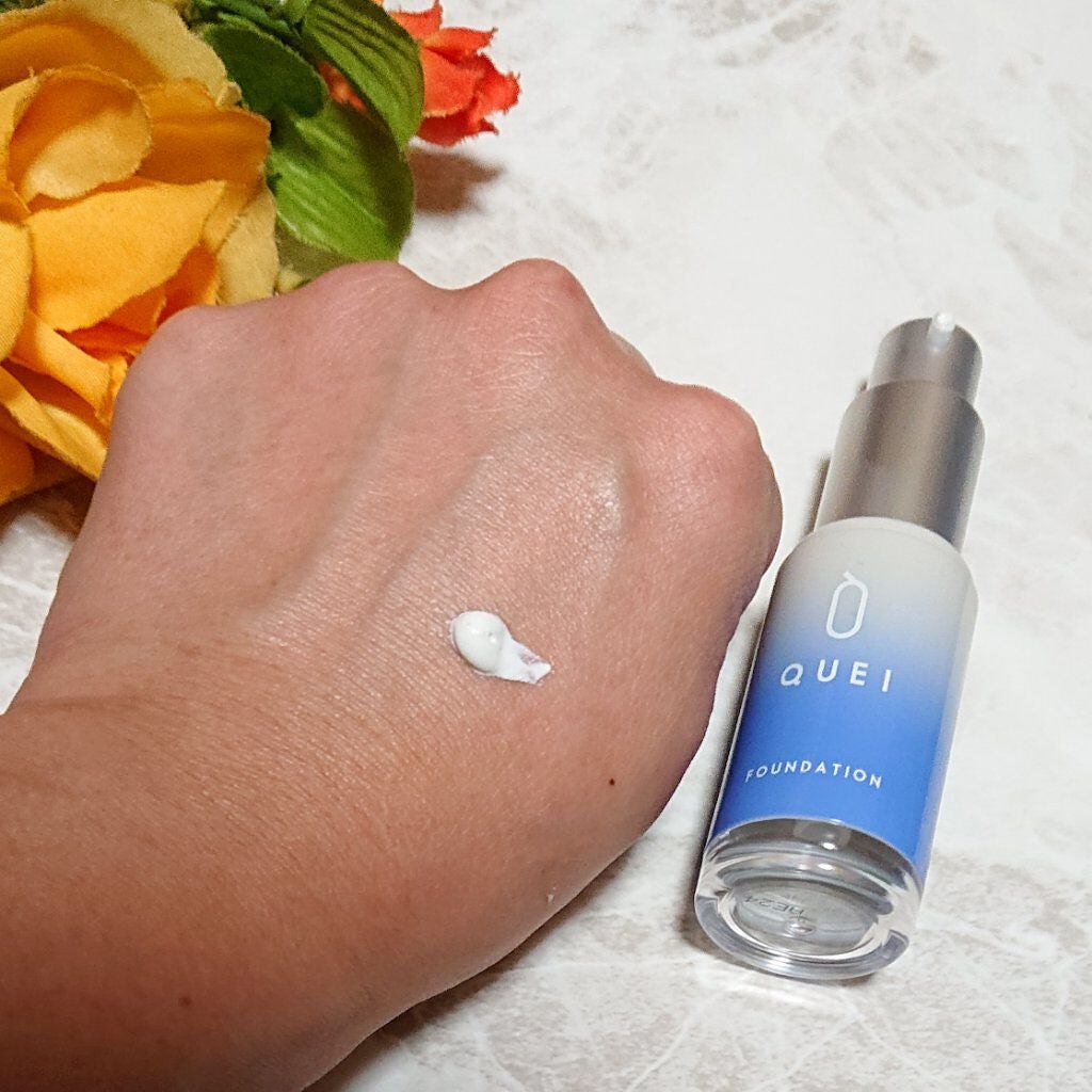 カラーチェンジファンデーション/QUEI/クリーム・エマルジョンファンデーションを使ったクチコミ(4枚目)