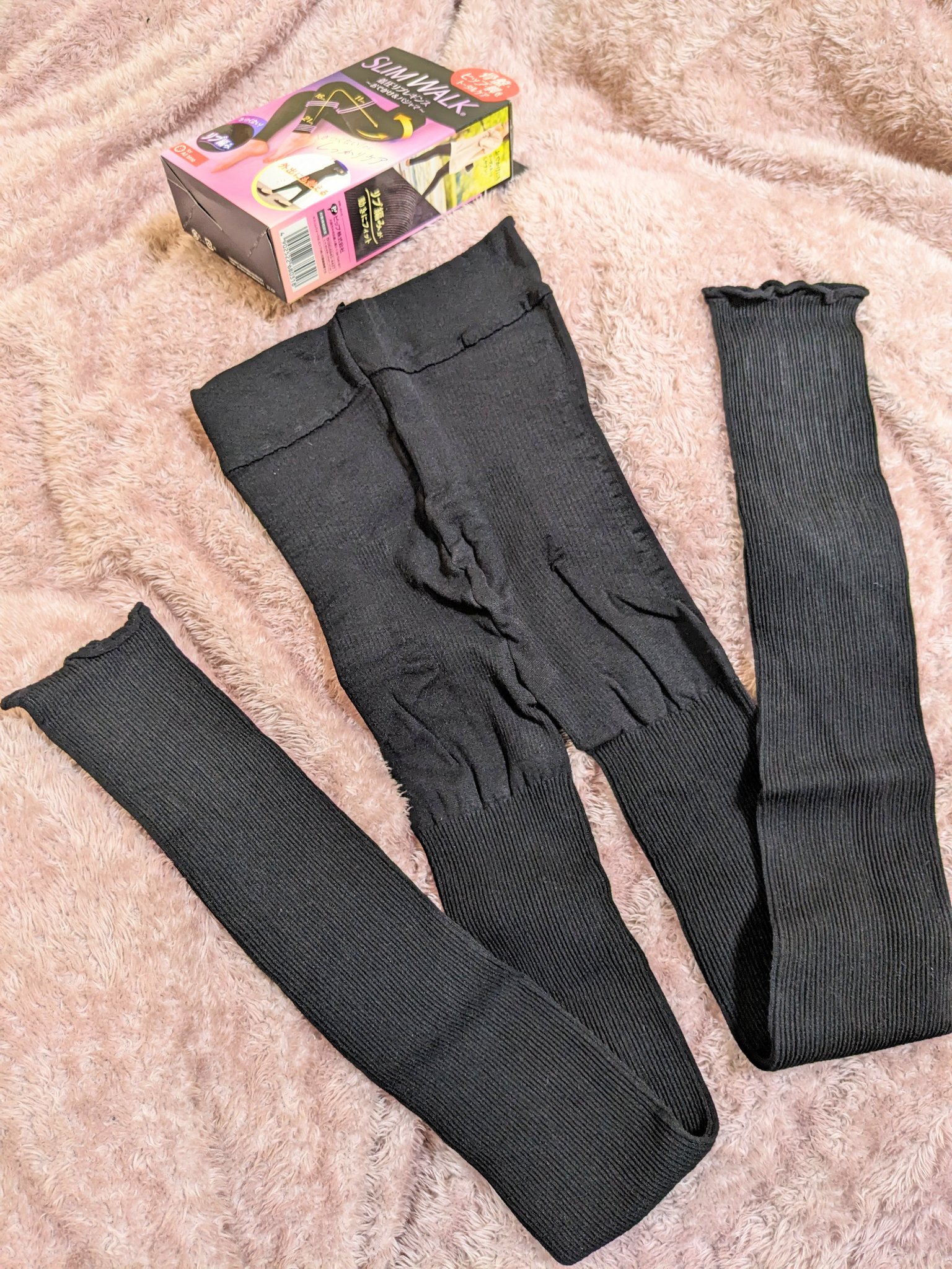 着圧リブレギンス ML/SLIMWALK/着圧ソックス・レギンスを使ったクチコミ（2枚目）