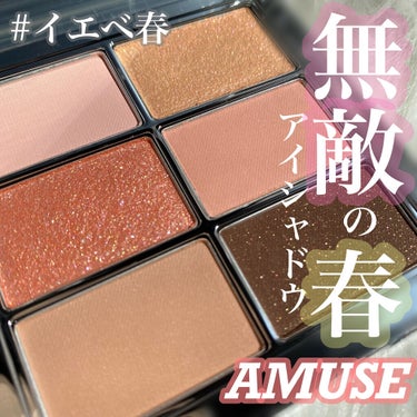 アイ ヴィーガン シアーパレット/AMUSE/アイシャドウパレットを使ったクチコミ（1枚目）