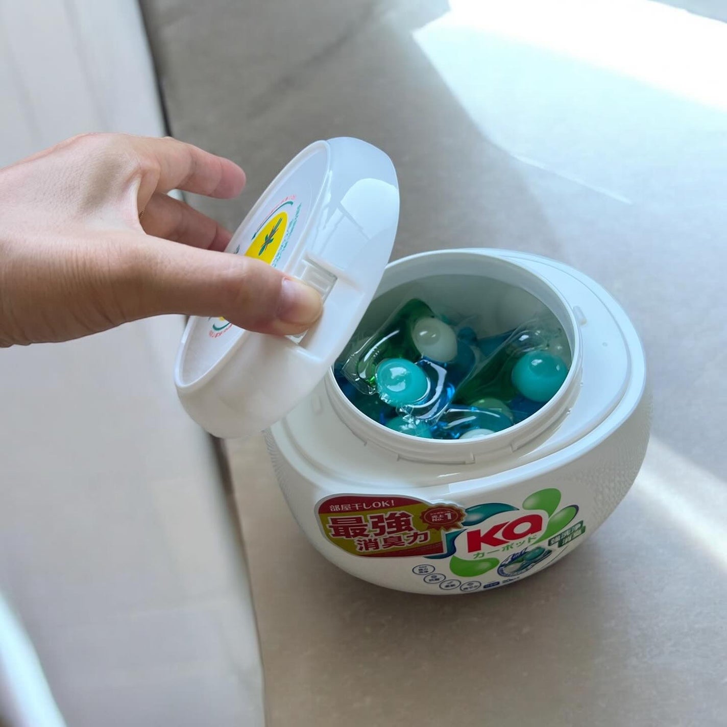カーポッド/王子製薬/洗濯洗剤を使ったクチコミ(2枚目)