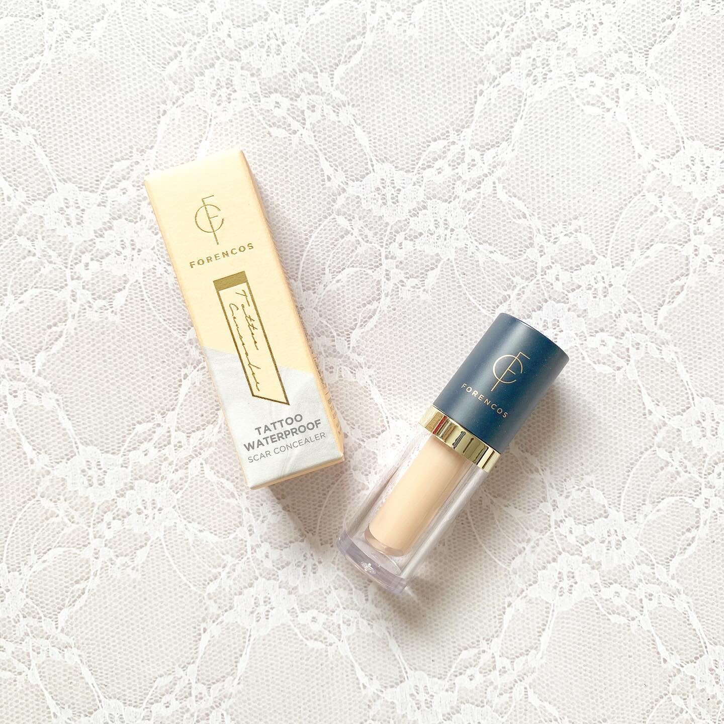 タトゥーウォータープルーフスカーコンシーラー 01 ライトベージュ/フォレンコス/リキッドコンシーラーを使ったクチコミ（1枚目）