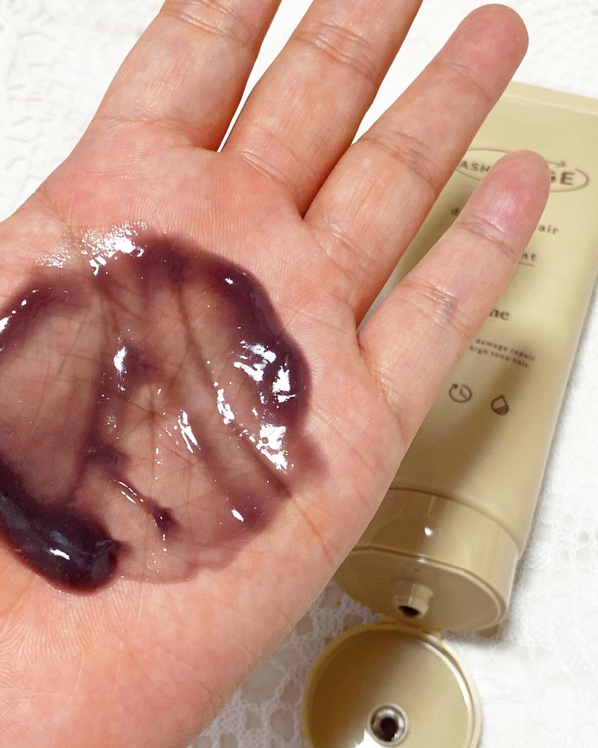 カラーシャンプー&トリートメント/ダイアン/市販シャンプーを使ったクチコミ(7枚目)