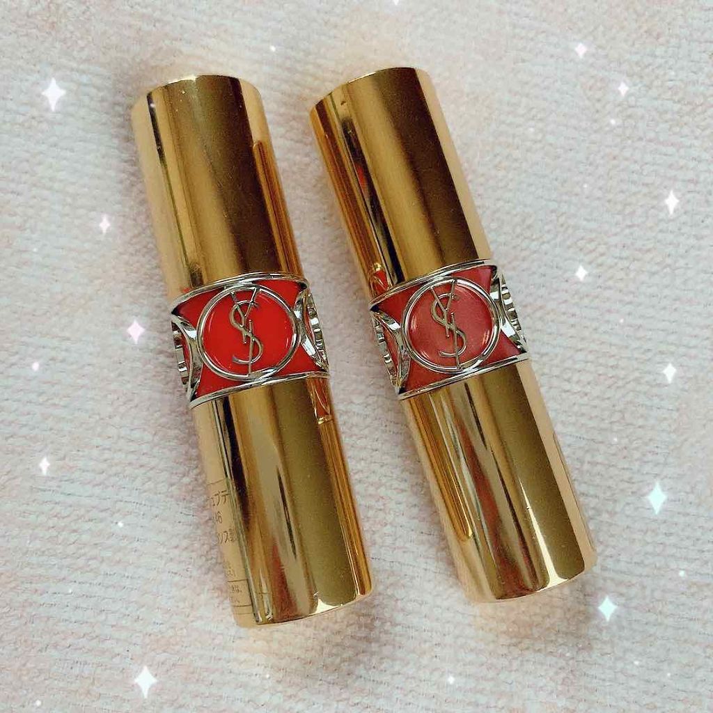 ルージュ ヴォリュプテ シャイン/YVES SAINT LAURENT BEAUTE/口紅を使ったクチコミ(1枚目)