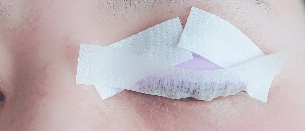 EYE2IN 低刺激 セルフプロ用 まつげパーマ 3種 セット/Qoo10/その他キットセットを使ったクチコミ(4枚目)