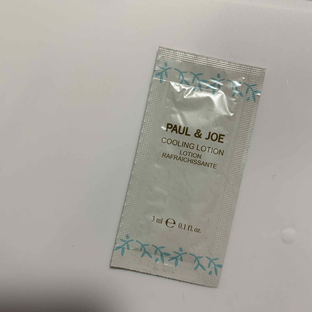 クーリング ローション/PAUL & JOE BEAUTE/化粧水を使ったクチコミ（1枚目）