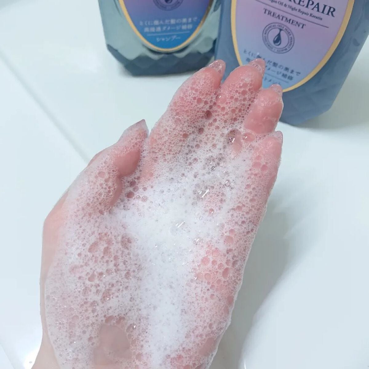 エクストラナイトリペア シャンプー&トリートメント/ダイアン/市販シャンプーを使ったクチコミ(2枚目)