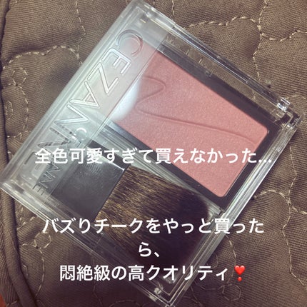 チークブラッシュ/CEZANNE/パウダーチークを使ったクチコミ(1枚目)