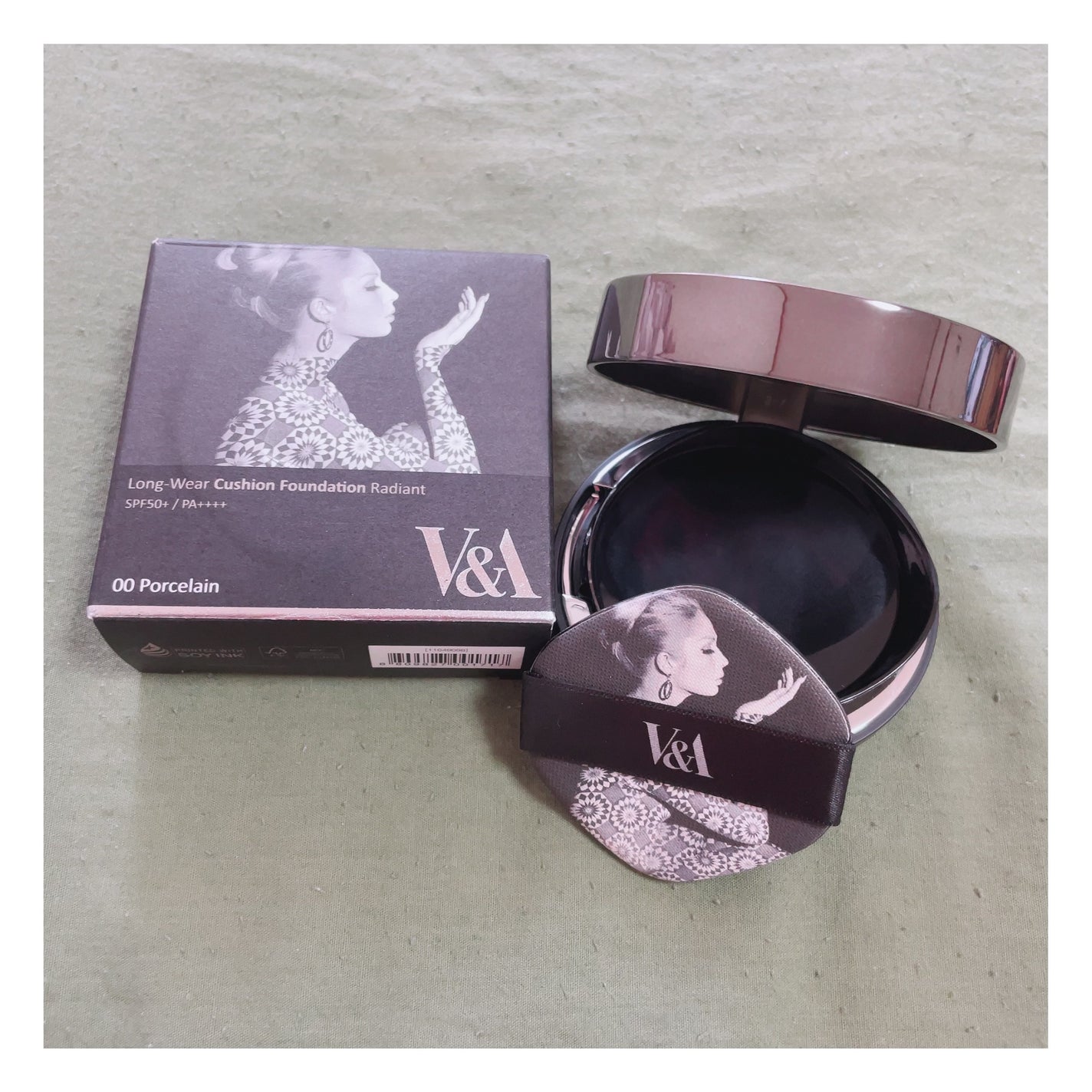 ロングウェアクッションファンデーション/V&Aビューティー/クッションファンデーションを使ったクチコミ(2枚目)