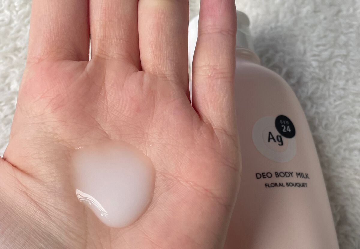 デオドラントボディミルク フローラルブーケ/エージーデオ24/ボディミルクを使ったクチコミ（3枚目）