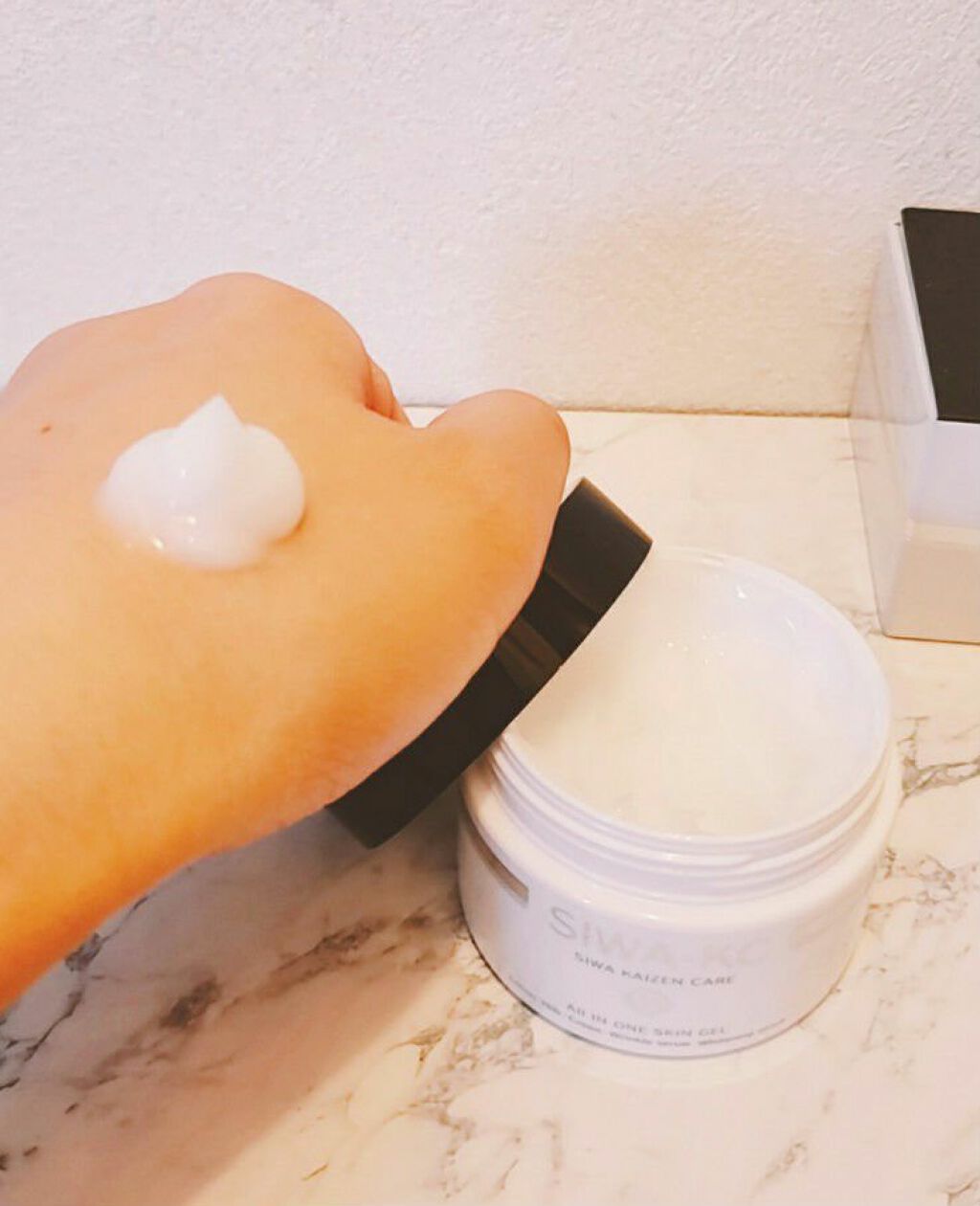 SIWA-KC オールインワンスキンジェル/ハーブ健康本舗/オールインワン化粧品を使ったクチコミ(2枚目)