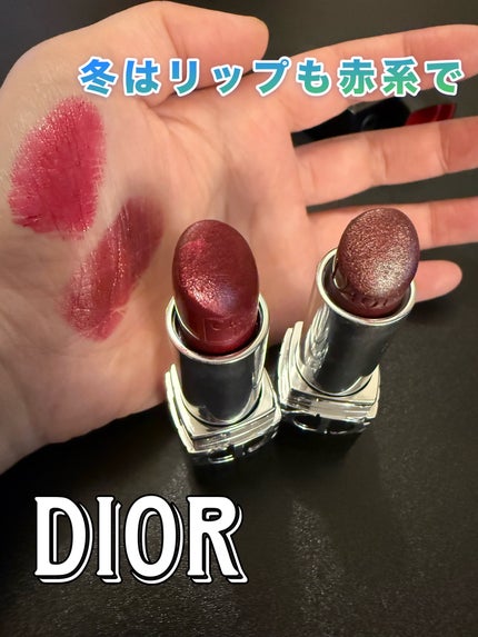 ルージュ ディオール 〈アトリエ オブ ドリームズ〉 873 スパークリング ピオニー メタリック/Dior/口紅を使ったクチコミ(1枚目)