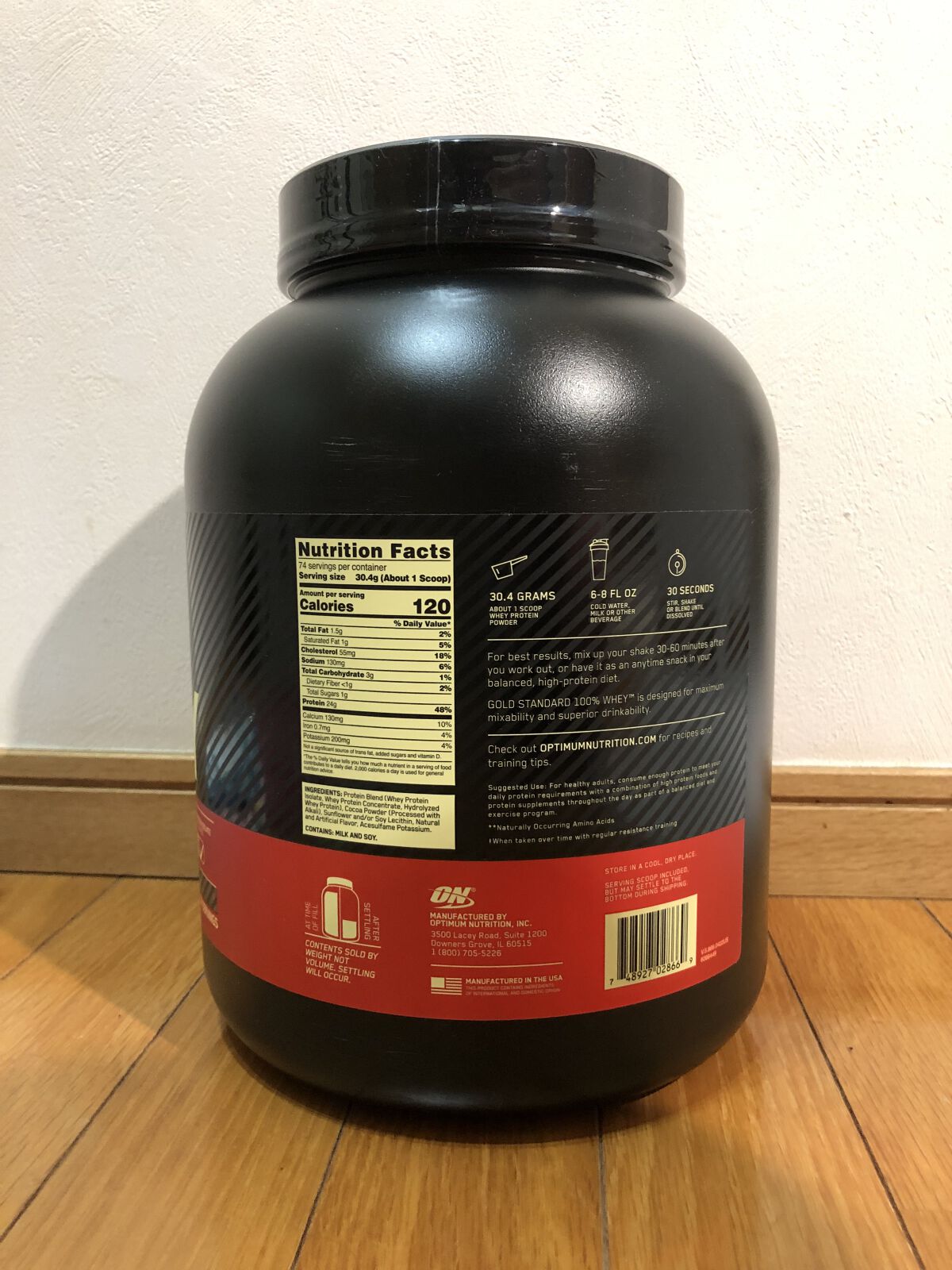 ゴールドスタンダード ホエイプロテイン/ゴールドスタンダード/ホエイプロテインを使ったクチコミ（2枚目）