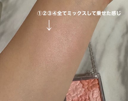 グロウフルールチークス/キャンメイク/パウダーチークを使ったクチコミ(5枚目)