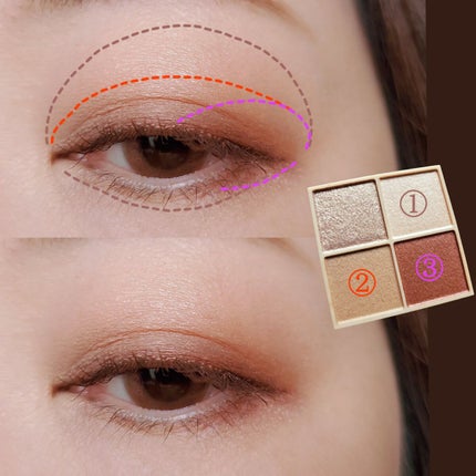 ジェルアイライナー/CEZANNE/ジェルアイライナーを使ったクチコミ(3枚目)