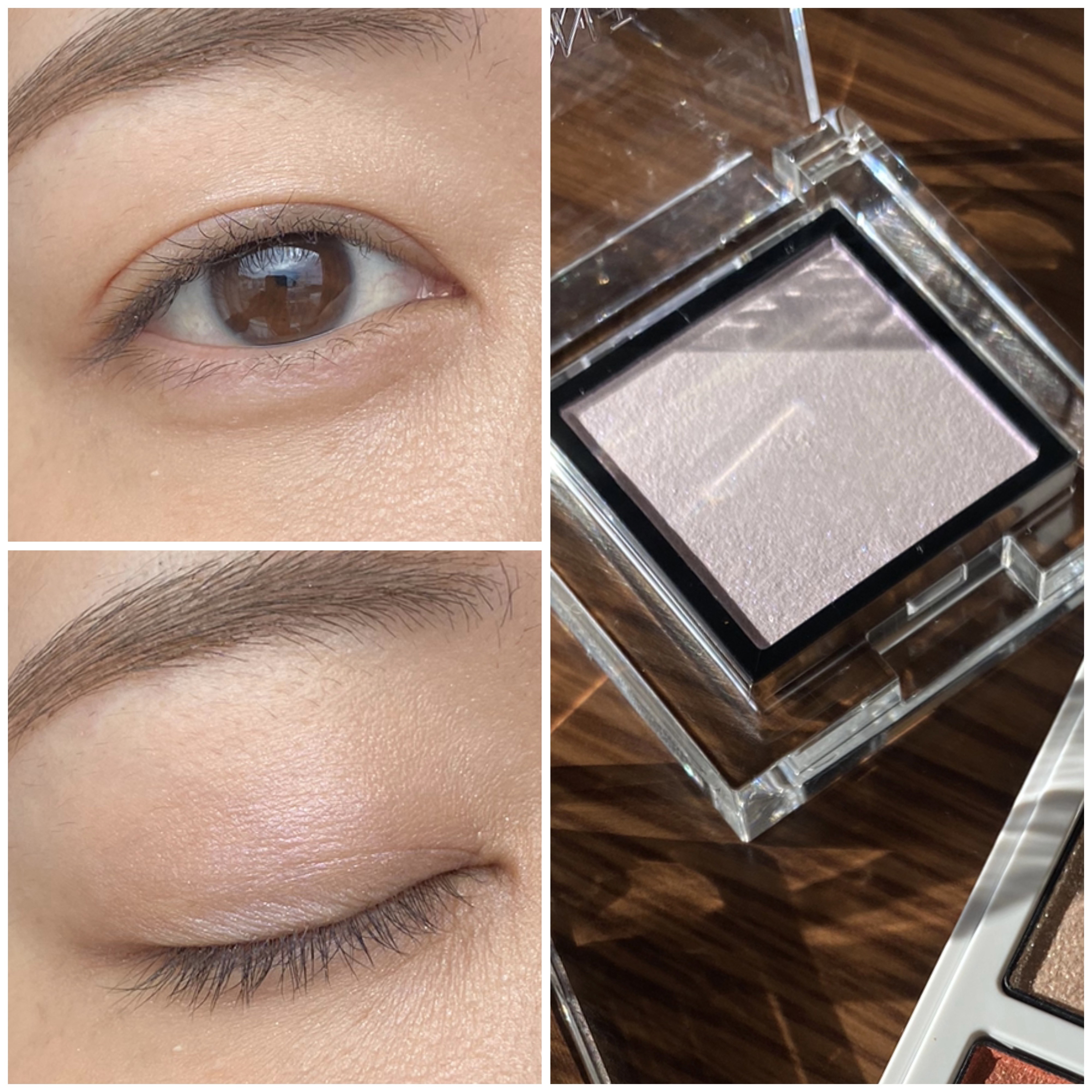 アディクション ザ アイシャドウ パール 035P Aurora Dawn/ADDICTION/単色アイシャドウを使ったクチコミ（2枚目）