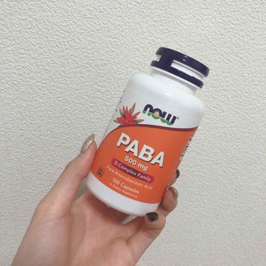 PABA（パラアミノ安息香酸）/Now Foods/健康サプリメントを使ったクチコミ（1枚目）